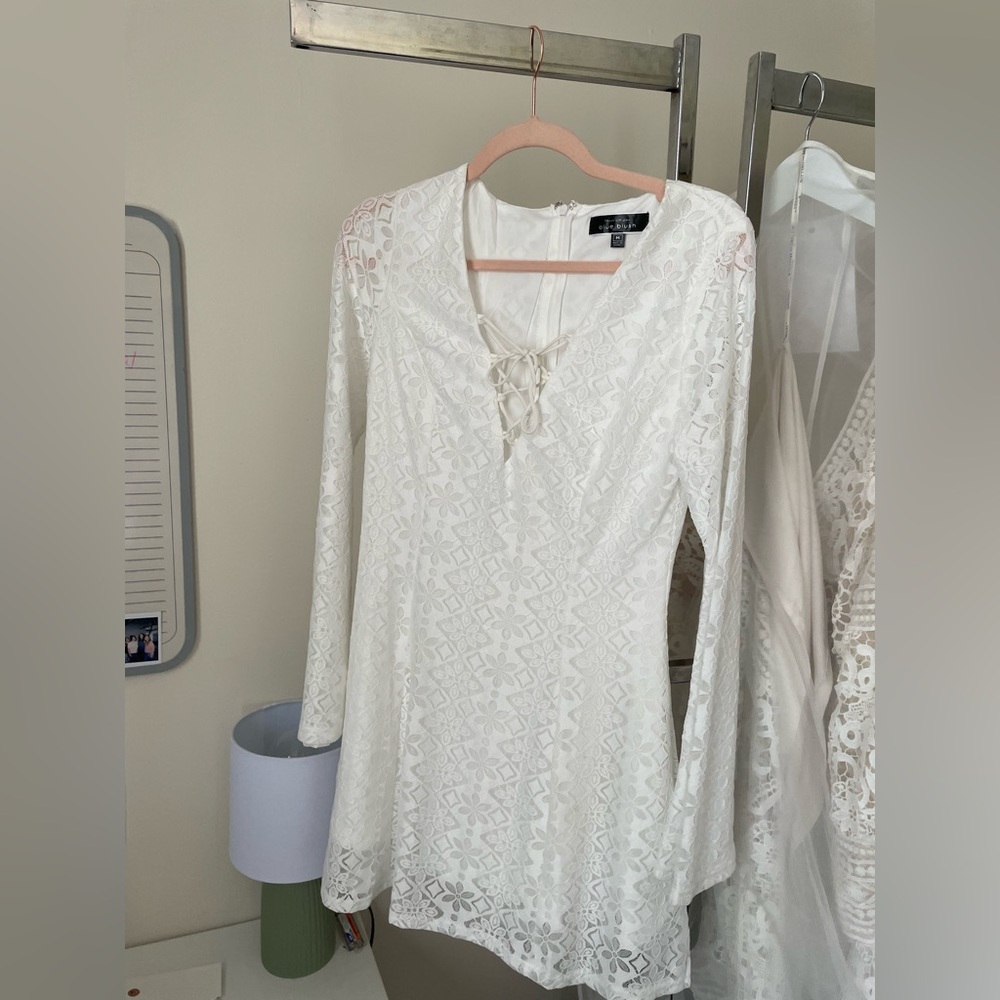 Lace Bridal reception/bridal shower/rehearsal dinner dress! M